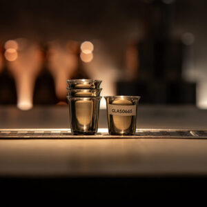 nodicbar designed shot tumbler in steel