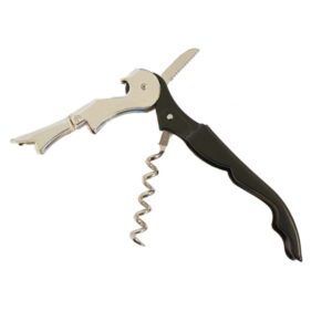 Wijnopener Zwart Dubbele Hefboom