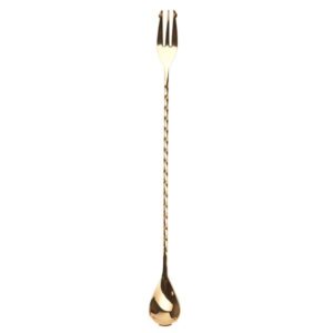 Nordicbar Barlepel met Vork 30 cm Goud