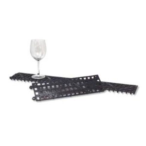 Glazen Onderzetter met Vergrendeling 9x31 cm