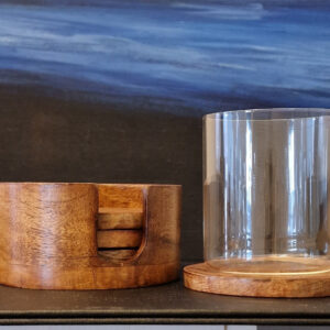 Alternative view of Onderzetter in hout met houder