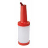 Bouteille Speed pour jus 1 litre rouge