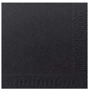 Cocktailservet 3-laags zwart 250 stuks