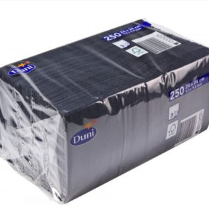 Alternative view of Cocktailservet 3-laags zwart 250 stuks