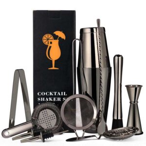 Zwarte Boston Shaker Set 11-delig