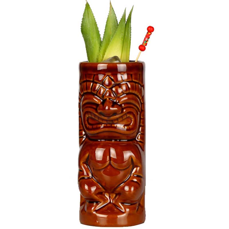 Tiki Cilinder Bruin 33 cl