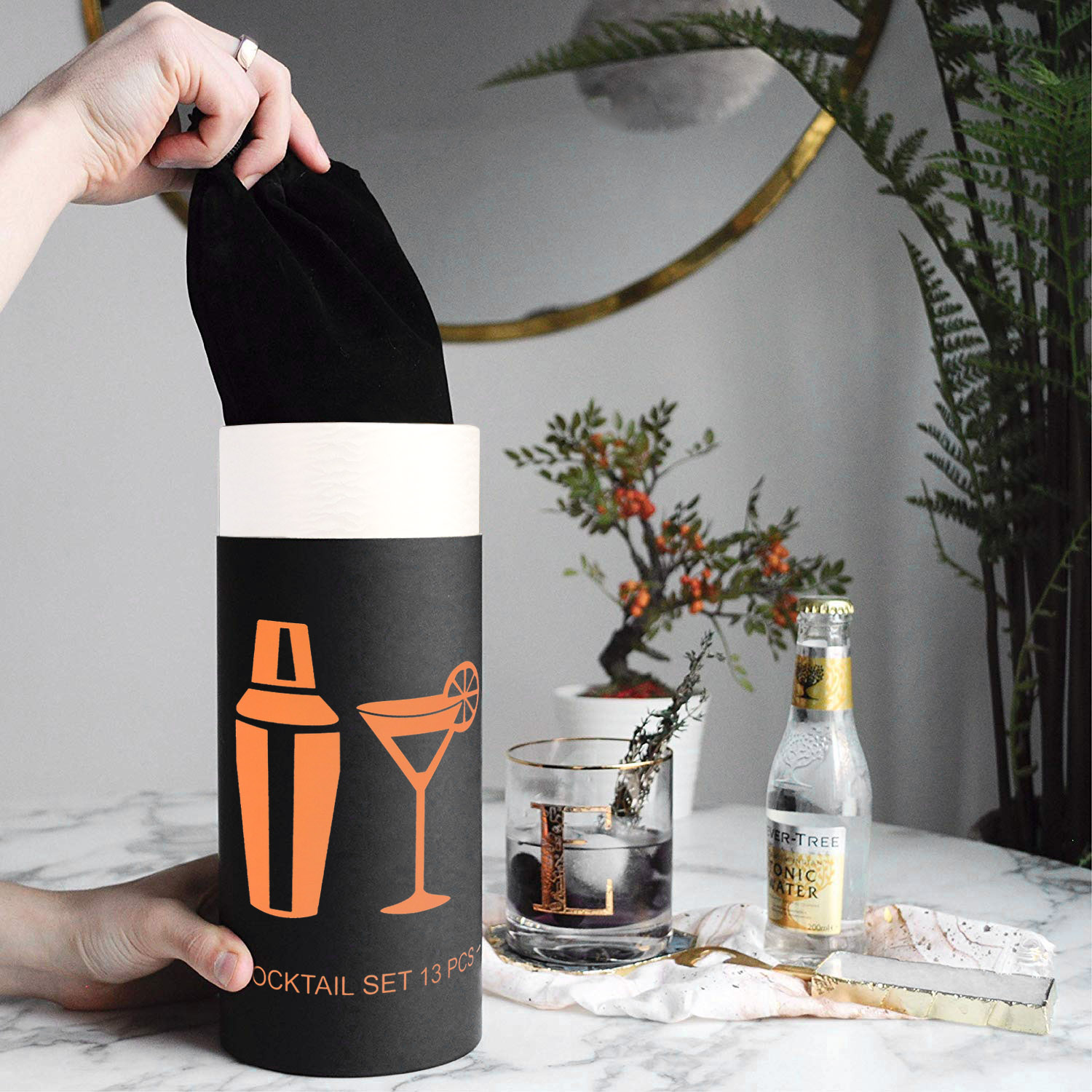 Stalen Cocktailshaker Barset – 13 Delig - Image 3