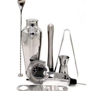 Alternative view of RVS Cocktail Shaker Set – 8-delig