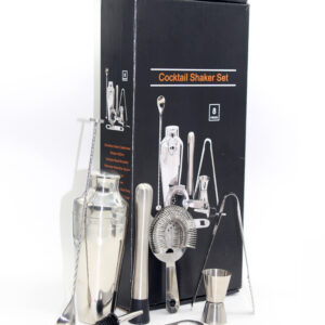 RVS Cocktail Shaker Set – 8-delig