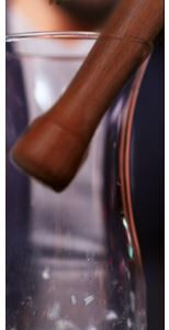 Alternative view of Donkere Houten Muddler – 20 cm